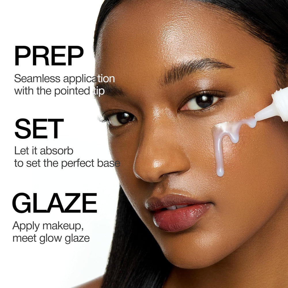 Ceramide-rich close-up on CLIO Glazing Milky Essence for barrier support