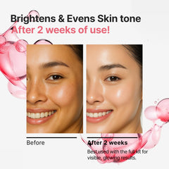 CLIONE PRIME Face Serum being applied to skin for smooth feel.