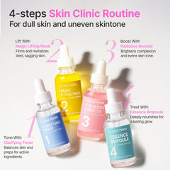 CLIONE PRIME Face Serum under makeup for a smooth base.