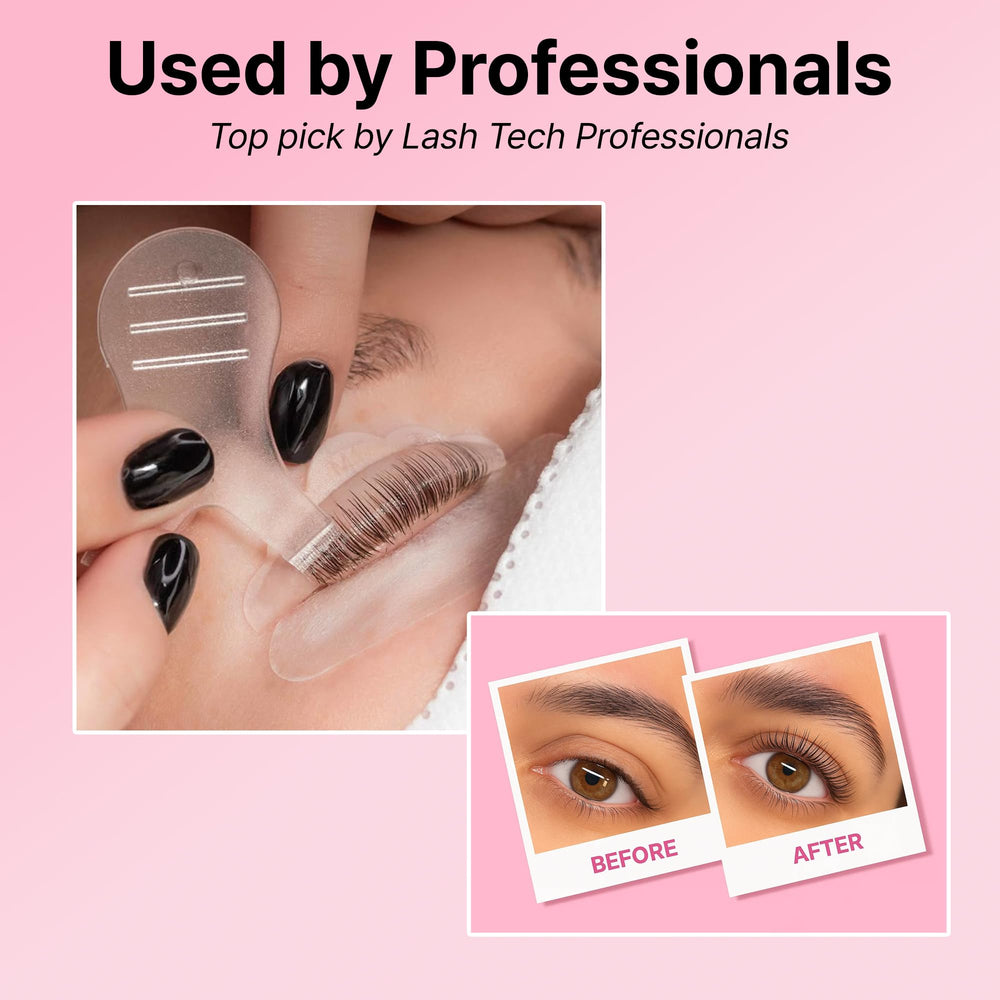 CLIONE PRIME lash lift kit components laid out for precise at-home eyelash perm.