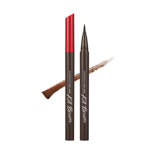 CLIO PROFESSIONAL Superproof Pen Eyeliner with precision tip for sharp, clean lines all day.