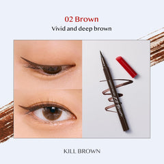 CLIO PROFESSIONAL Superproof Pen is waterproof and smudge-resistant for all-day wear.
