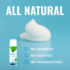 Cliradex eyelash conditioner bottle application on lashes suggests conditioning benefits.