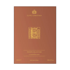 Clive Christian Private Collection E Cashmere Musk on display, elegant luxury for shelves.