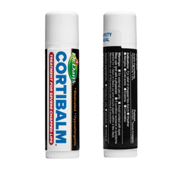 Close-up of Cortibalm texture and tube details