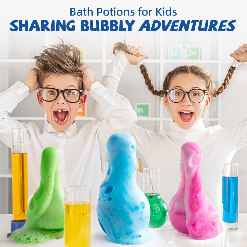 CLOUQUAR cartoon-buddy designs add charm to fizz and color play.