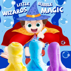 CLOUQUAR bath fizz with color bursts enhances bath time play.