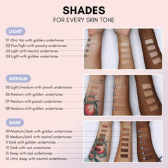Clover Camo Cover under-eye wand providing bright, even tone for tired-looking eyes.