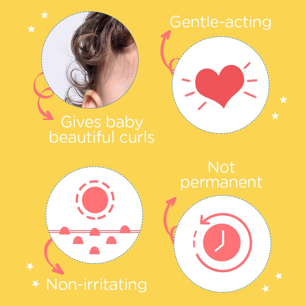 Clubman Gentle Baby Hair Lotion defines soft baby curls with lightweight hydration