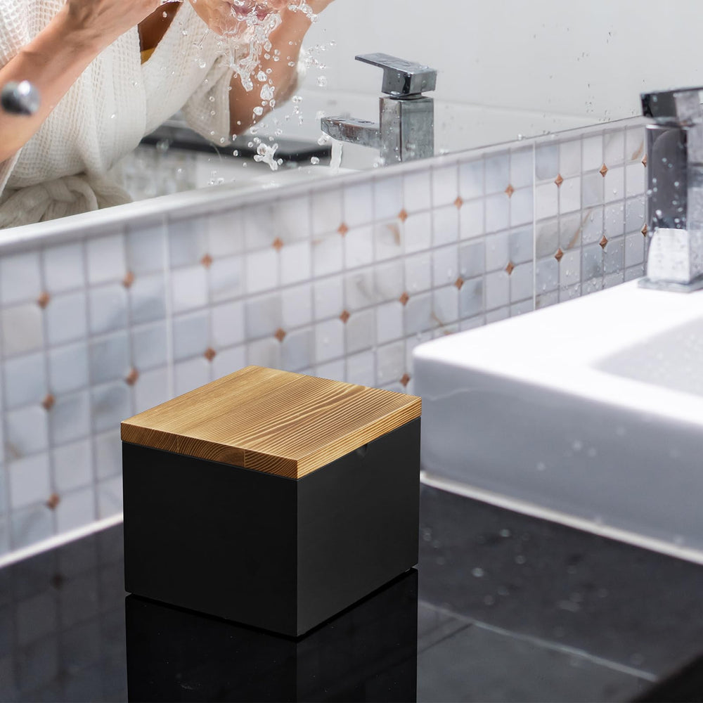 CMLKLZD rustic vanity bathroom storage box for organizing essentials