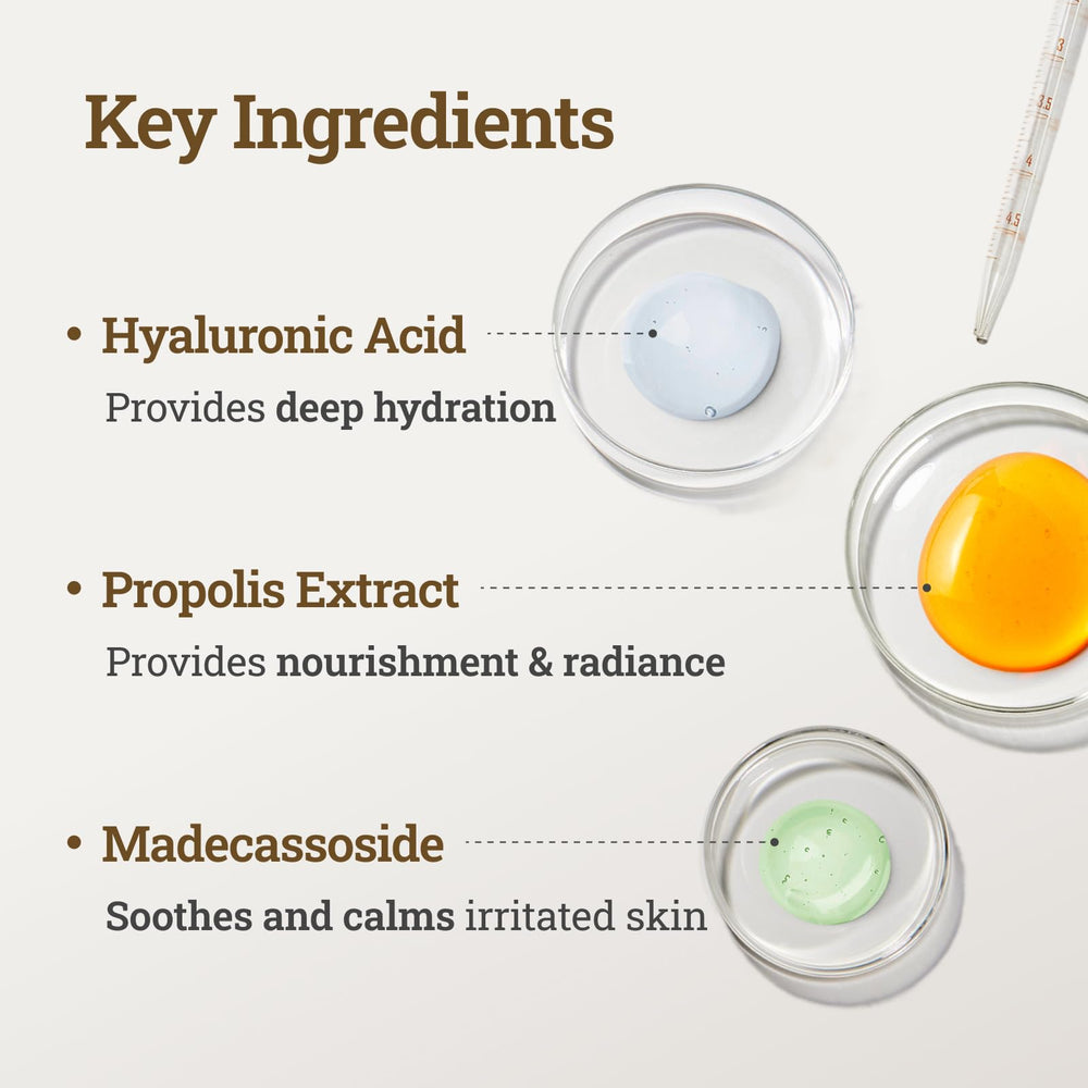 CNP Honey Glow Serum on hand ready for daily routine