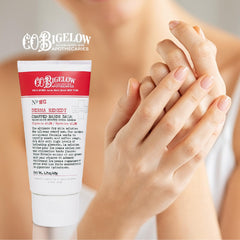 C.O. Bigelow Chapped Hands Balm packaging side view highlighting USA-made formula.