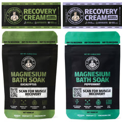 Coach Soak magnesium bath flakes mint for a refreshing post-workout soak