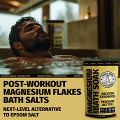 Spa bathroom scene emphasizes luxurious aromatics and relaxation after workouts.