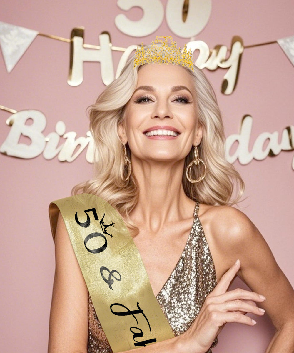 COCIDE crystal tiara adds dazzling sparkle to milestone celebrations.