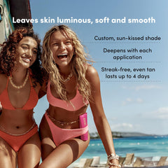 Cocomango scent enhances the tanning ritual with tropical aroma.