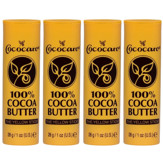 COCOCARE Cocoa Butter Stick 4-pack packaging shows convenient use.