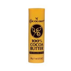 COCOCARE Cocoa Butter Stick application close-up highlights creamy texture.