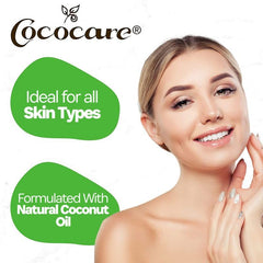 COCOCARE Coconut Moisturizing Oil added to bath for a luxurious hydration boost.