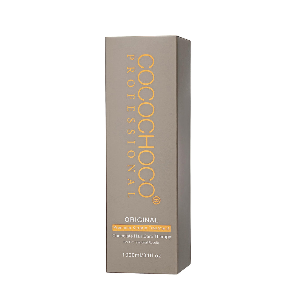 COCOCHOCO packaging with bottle and clear usage instructions supports at-home care.