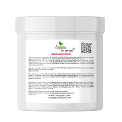 Cocojojo Cream Base Economy texture close-up, rich base for cosmetics and moisturizers.
