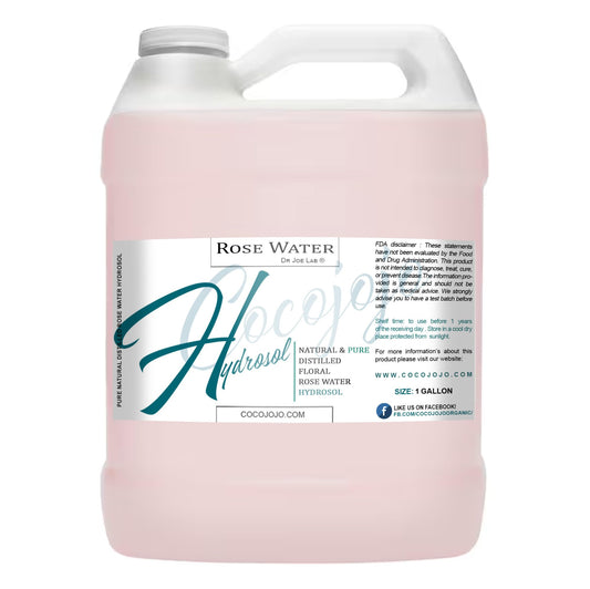 Cocojojo Rose Hydrosol Spray bottle offers refreshing hydration for daily skin care