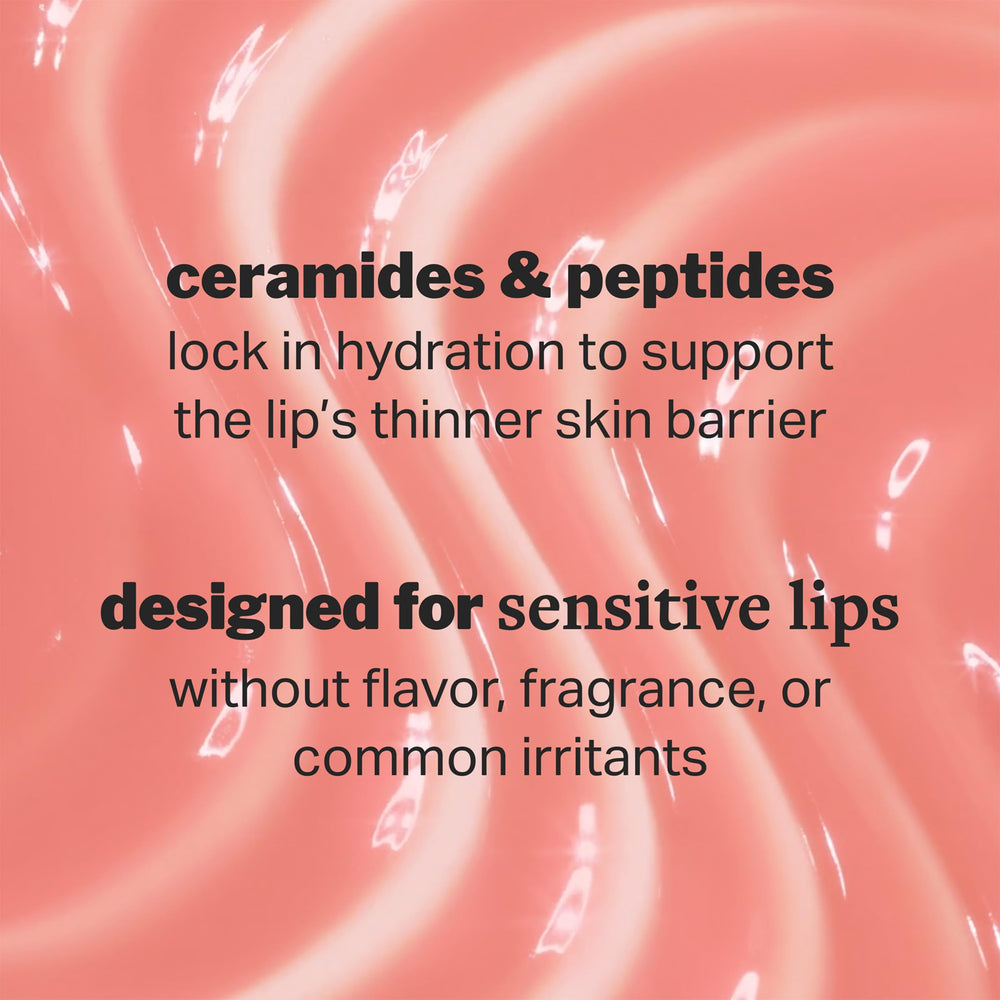 Cocokind Be Kind coral-pink lip balm 3-pack displayed on shelf