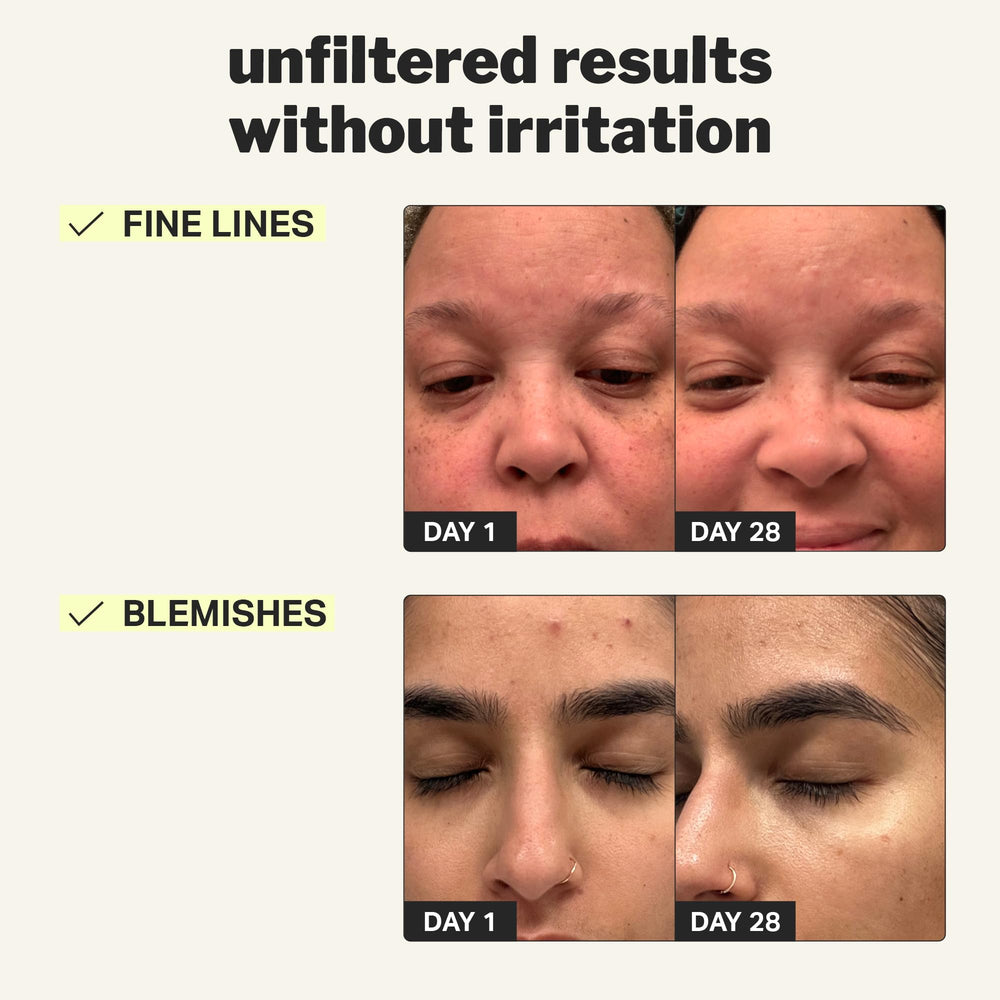 Cocokind Beginner Retinol Gel texture close-up showing smooth, beginner-friendly formula.