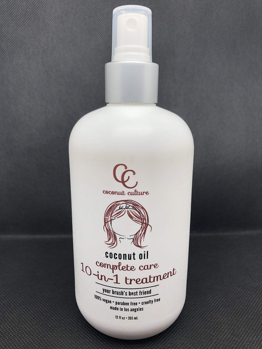 Coconut Culture 10-in-1 bottle pour with frizz control and shine