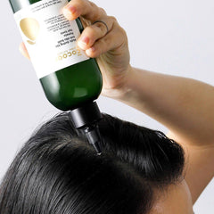 Cocoon Original Pomelo Oil Hair Tonic vegan cruelty-free badge closeup