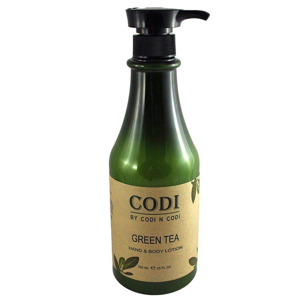 CODi Green Tea Hand & Body Lotion bottle for daily hydration and skin softness