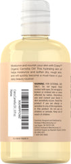Coera Camellia Oil organic certification badge on packaging.