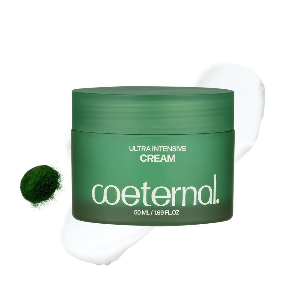 coeternal Ultra Intensive Cream bottle closeup for deep hydration without greasiness