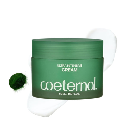 coeternal Ultra Intensive Cream bottle closeup for deep hydration without greasiness