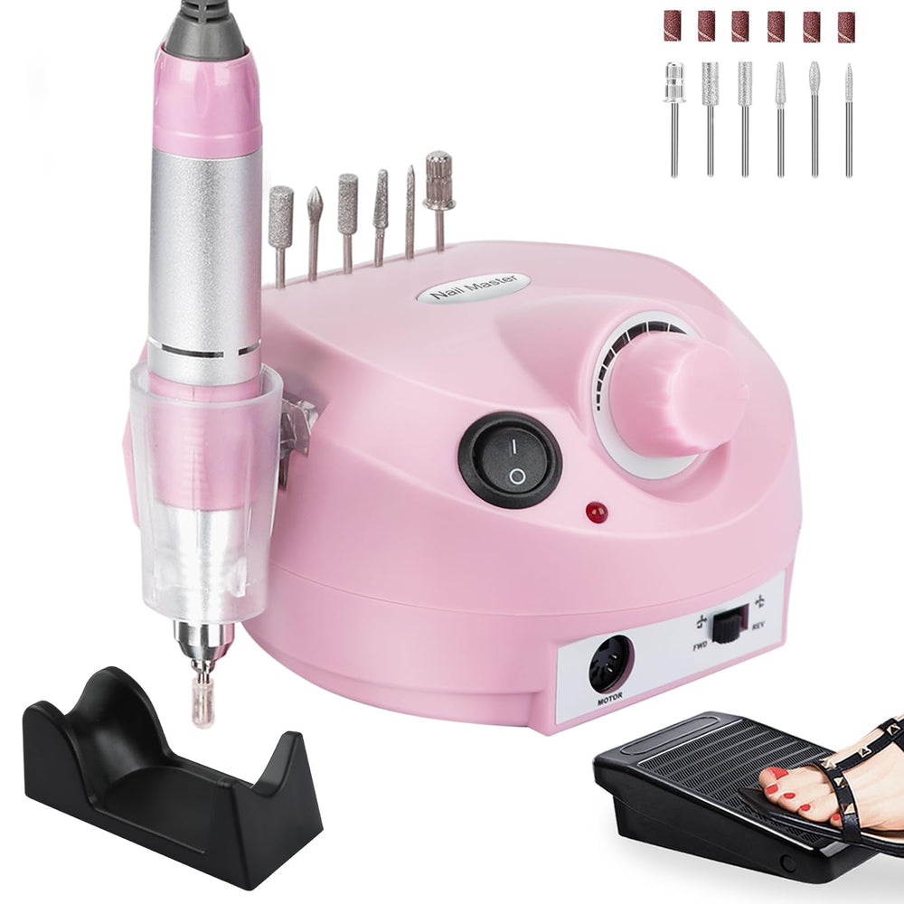 CoFashion 30000rpm nail drill machine front view for precise shaping