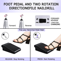 CoFashion nail drill compact design saving space in studios.