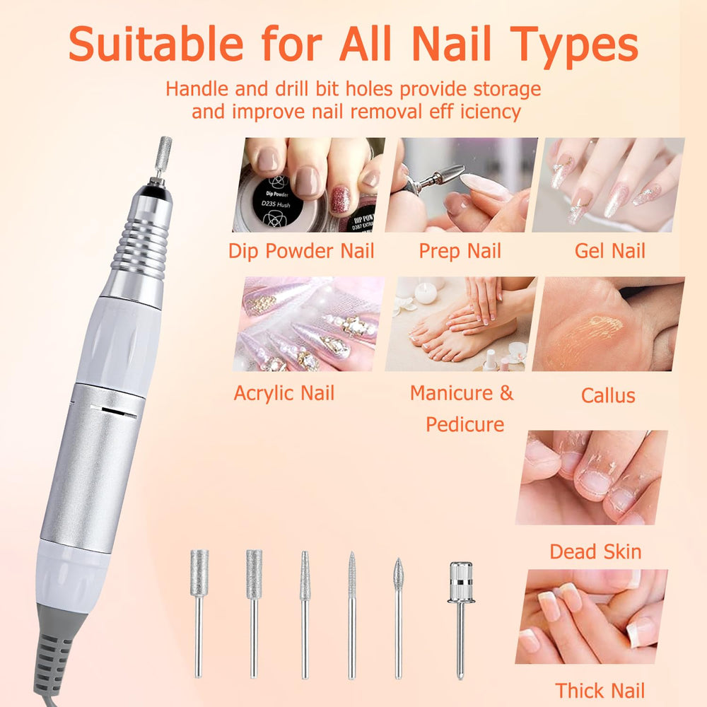 CoFashion nail drill with forward and reverse for versatile use