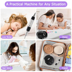 CoFashion nail drill handpiece holder keeps workstation organized.