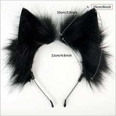 CoFoWo headband with iron-thread ears adjustable for comfortable, custom fit