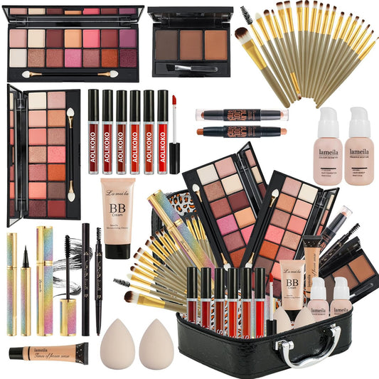 Coliusa all-in-one makeup kit bag for on-the-go storage and travel-ready beauty