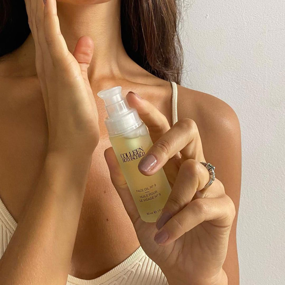 COLLEEN ROTHSCHILD Face Oil N°9 ingredients photo featuring black seed, moringa, marula oils