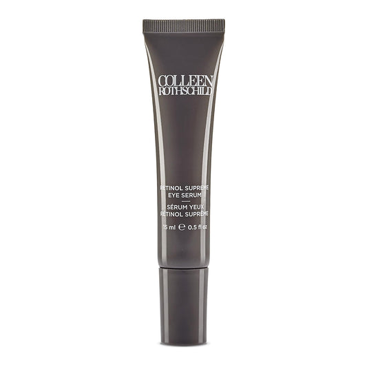 COLLEEN ROTHSCHILD Retinol Supreme Eye Serum bottle close-up for reducing fine lines