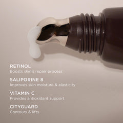 COLLEEN ROTHSCHILD Retinol Supreme Eye Serum dropper ready for precise under-eye application