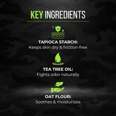 Colonel Tickle deodorant cream for feet helps prevent odor and friction throughout the day.