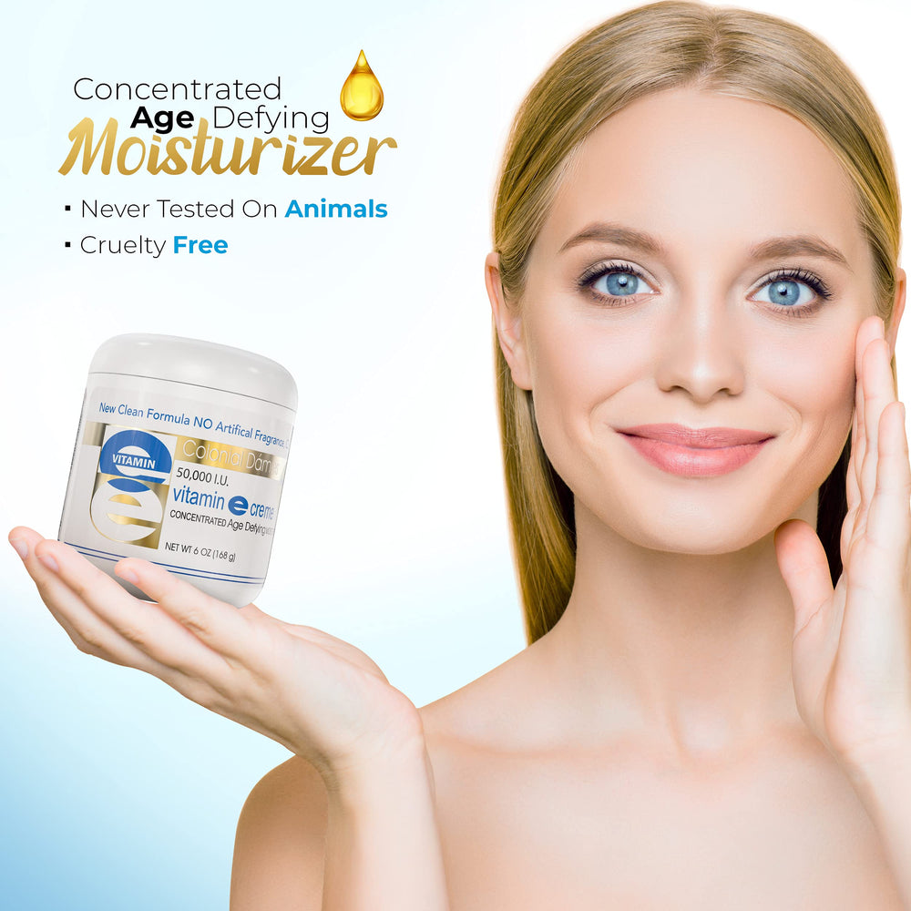 Moisturizing the elbow with Colonial Dames Vitamin E cream to soften rough skin.