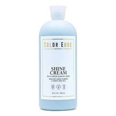 Color Edge Shine Cream bottle illustrating weightless conditioning and detangling.