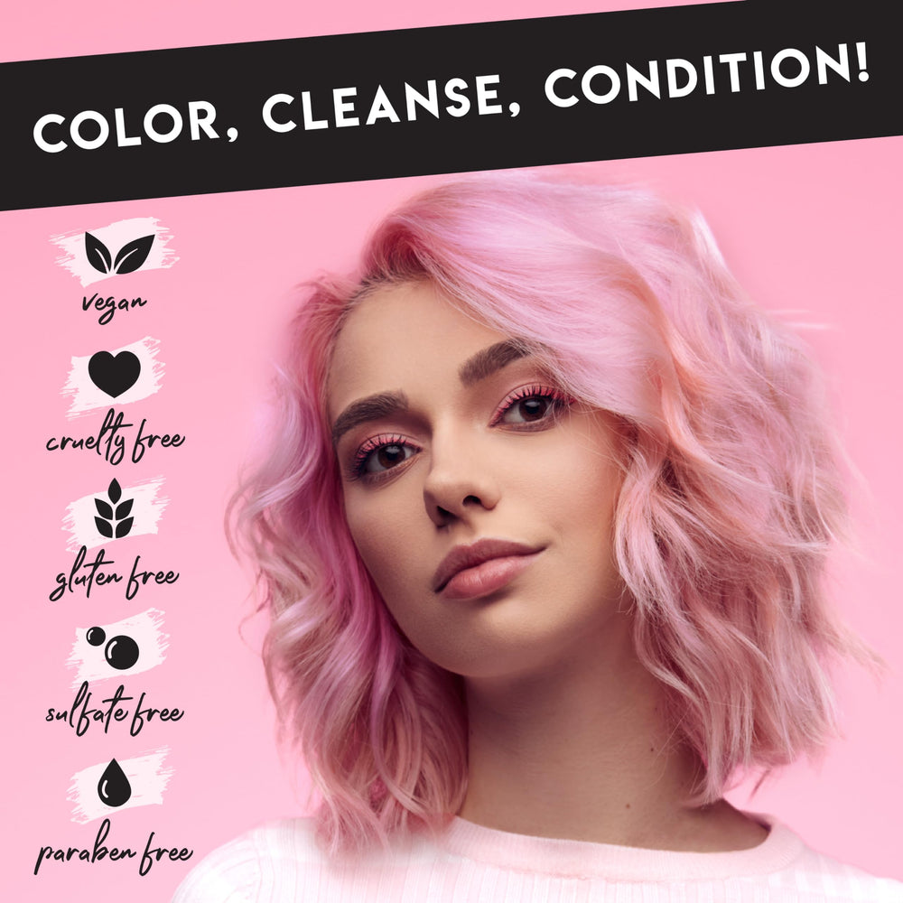 Color Lux before-after silver result showing enhanced cool hues
