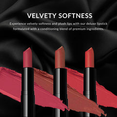 Color Me Beautiful Color Renew Lipstick shade swatches on palette.