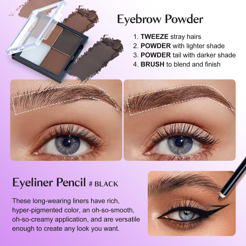 Color Nymph brush set enables precise, blended makeup application