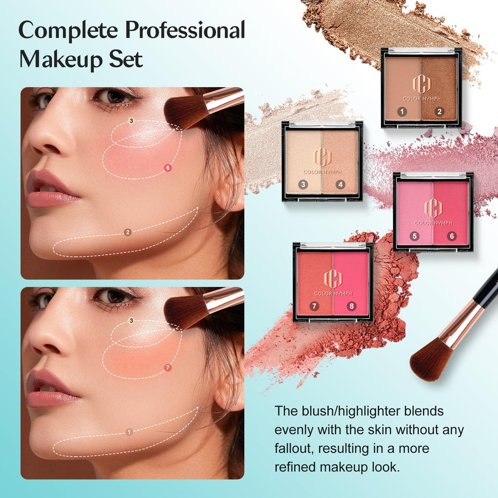 Color Nymph lipgloss collection offering shine and color options